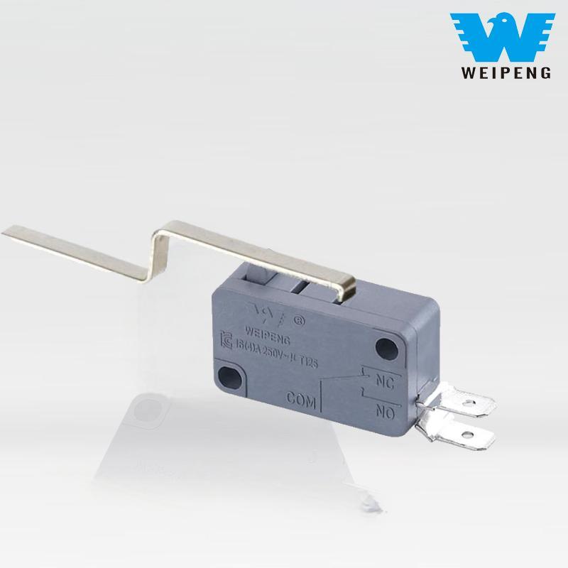 Micro-interrupteur pour appareils électroménagers à 2 broches 16A