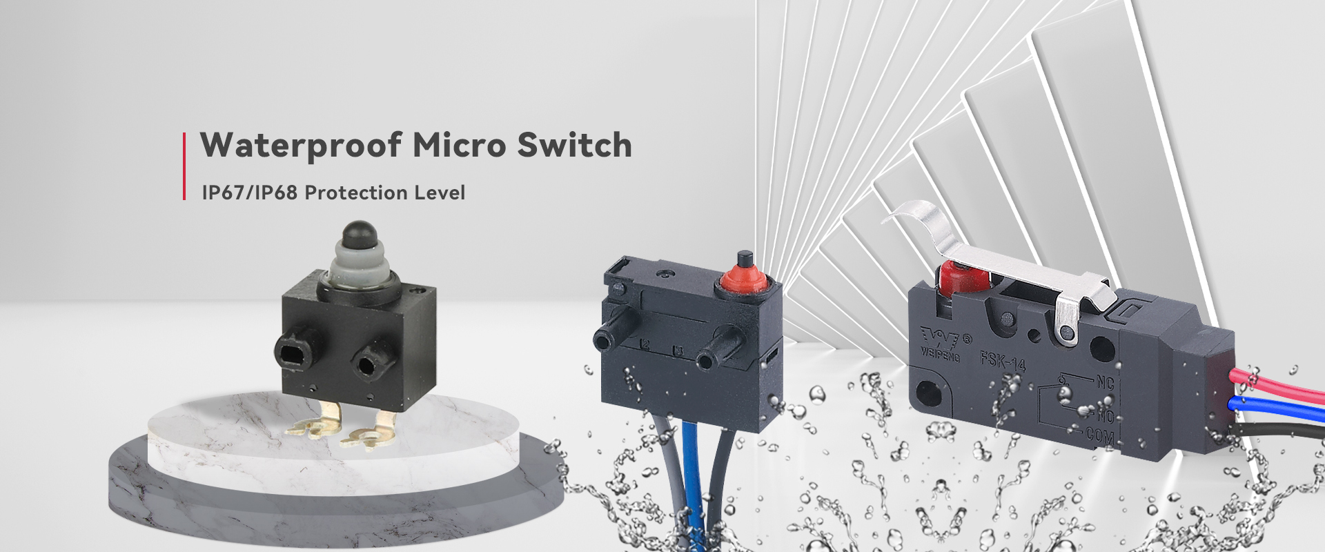 Usine de micro-interrupteurs étanches en Chine