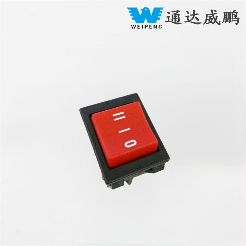 Commutateur à courant élevé 16A à double réinitialisation à 6 broches et 3 positions