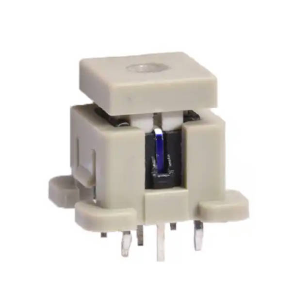Membrane de bouton de commutation tactile lumineuse normalement fermée