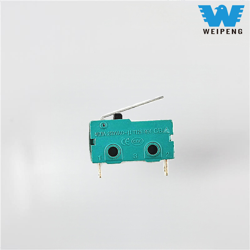 Micro-interrupteur 5A à deux ou trois broches de type rouleau