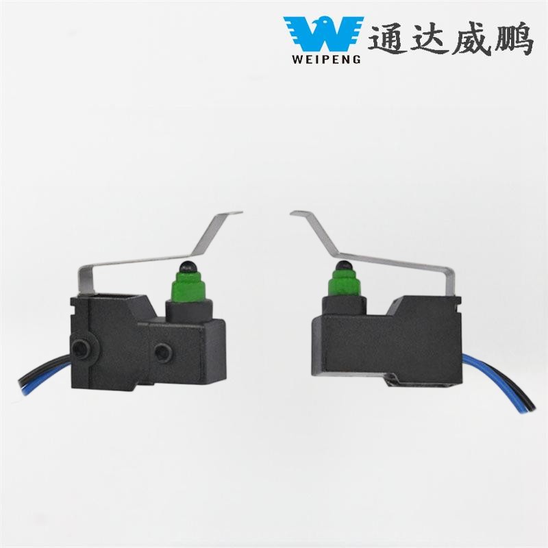 Micro-interrupteur à sortie latérale avec broche de positionnement