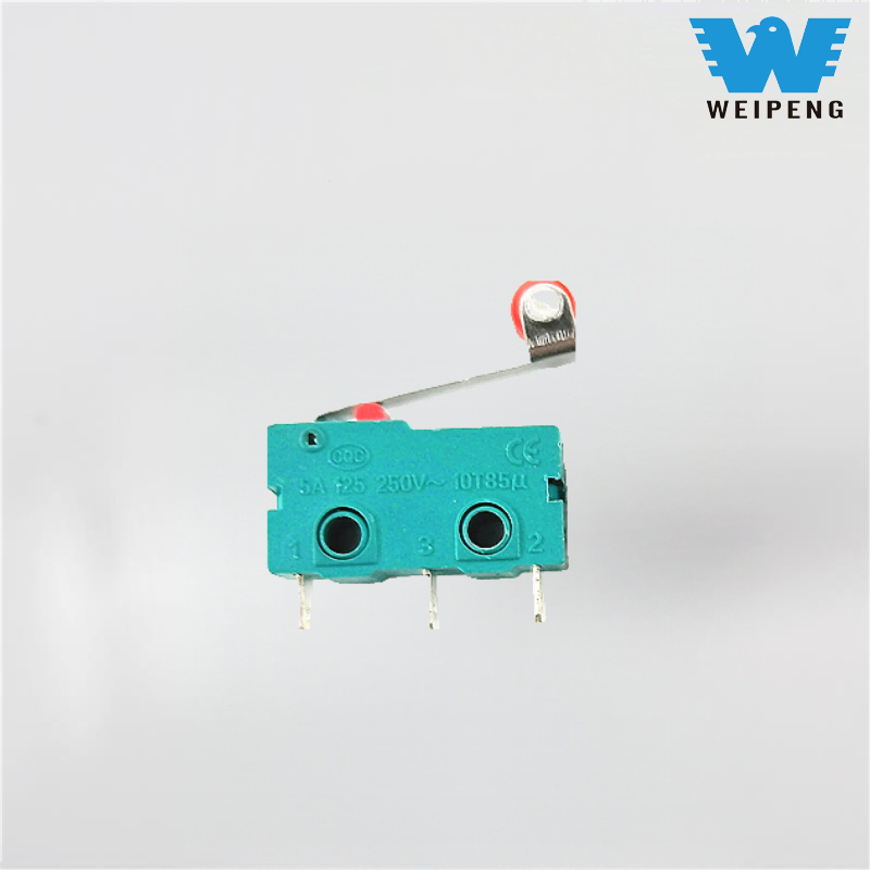 Micro-interrupteur à rouleau à levier à trois pattes