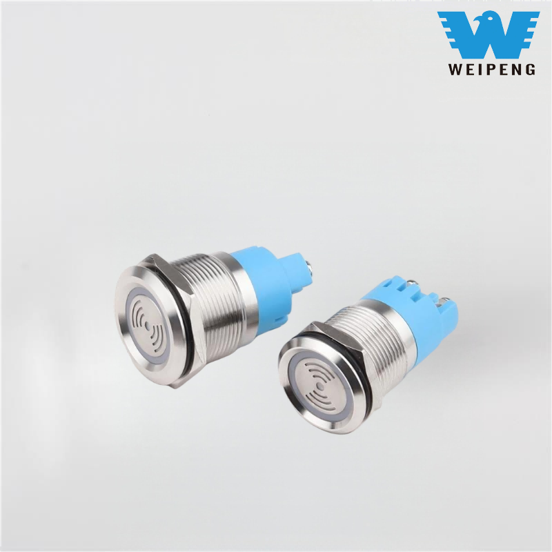 Interrupteur à bouton d'alarme clignotant et étanche