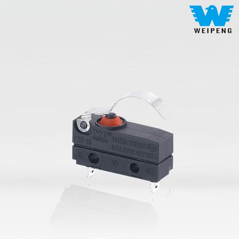 Fabricant de micro-interrupteurs pour siège de voiture IP67 à sortie latérale Weipeng 10A